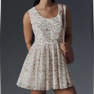 NWT Anthropologie Rachel Antonoff Eliana Sleeveless Babydoll Mini Dress